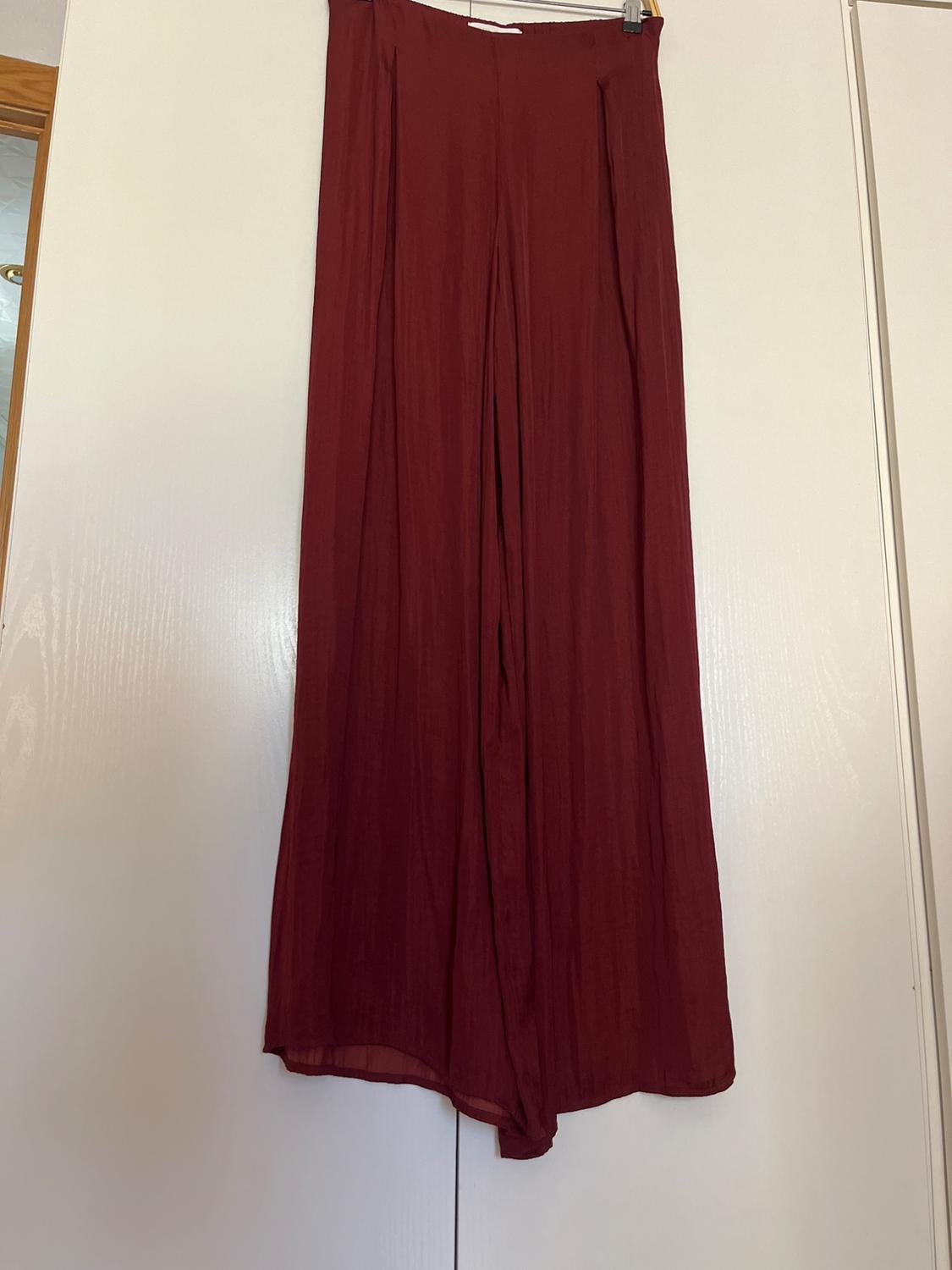 WIDE-LEG DARTED TROUSERS - Image 4