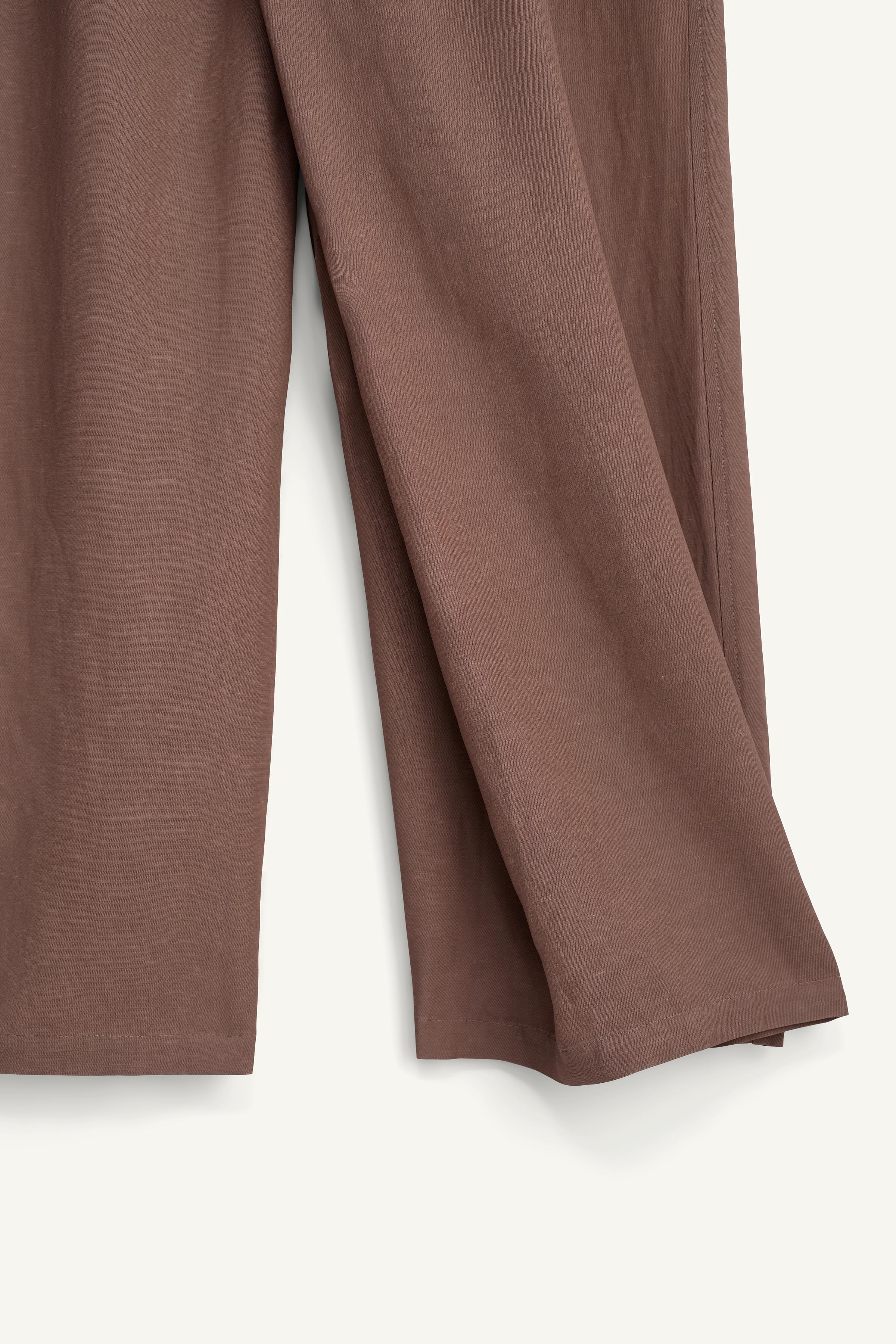 PANTALON CROISÉ COUPE DÉCONTRACTÉE