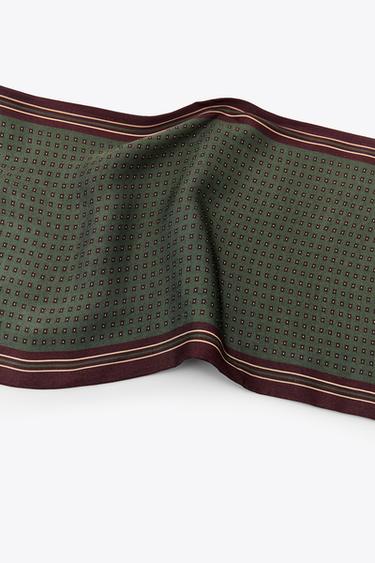 PRINTED SATIN SCARF - only one by Zara - Image 1