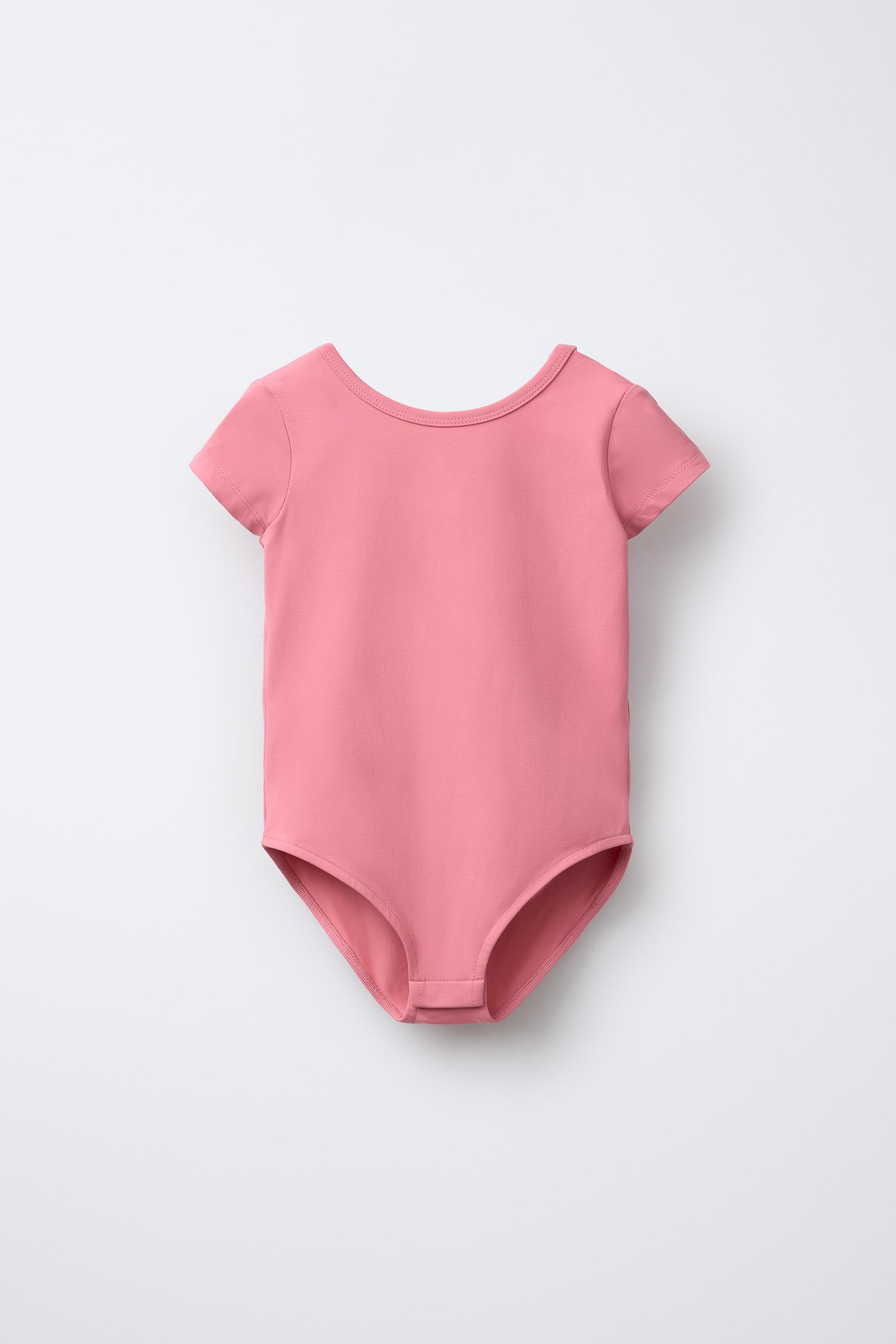 ZARA フリルコンビネーションボディスーツ 4174/205 RUFFLED COMBINATION BODYSUIT - Ecru | ZARA United States