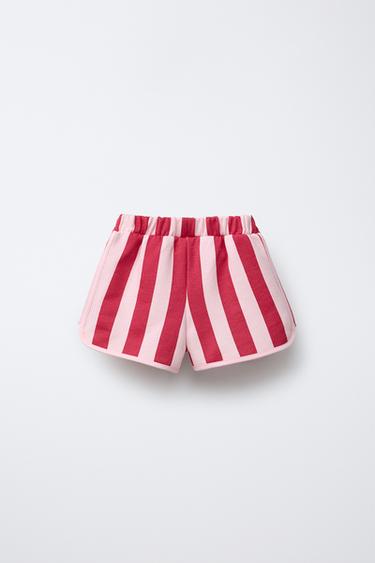 CASA LAWA © STRIPED BERMUDA SHORTS X ZARA KIDS - Pink by Zara - Image 1