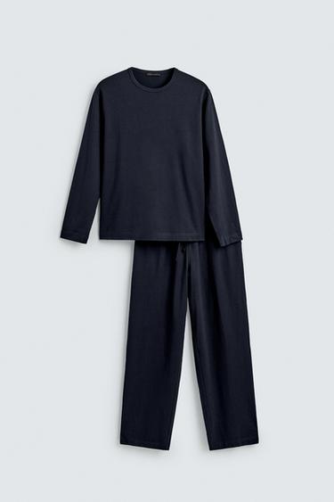 SET PIJAMA FLUIDO - Marino de Zara