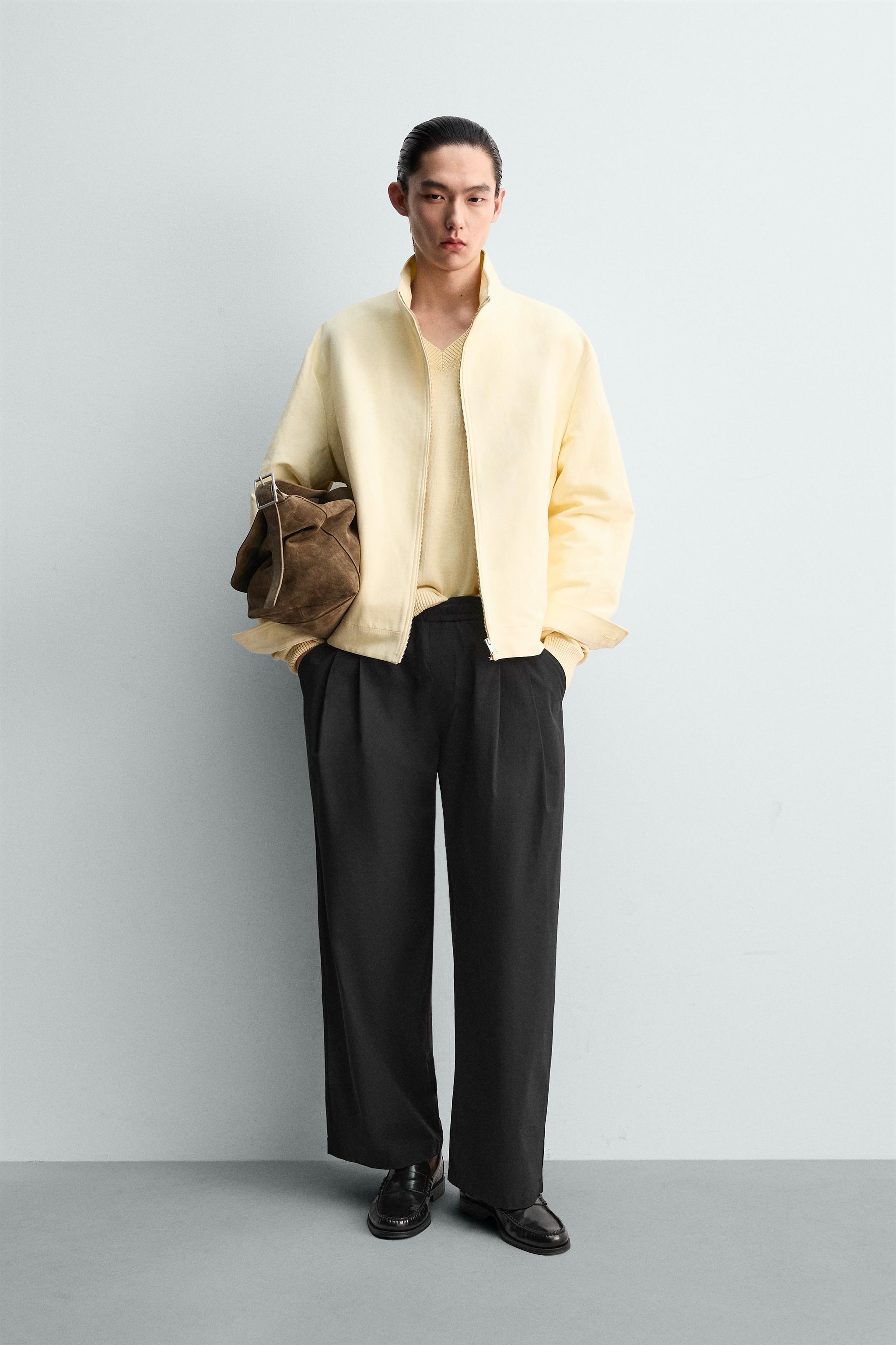 ZARA ザラ バルーンフィットアブストラクトプリントパンツ EU40 jp31 ZARA】バルーンフィットジーンズ (ZARA/デニム・ジーパン) 121760704