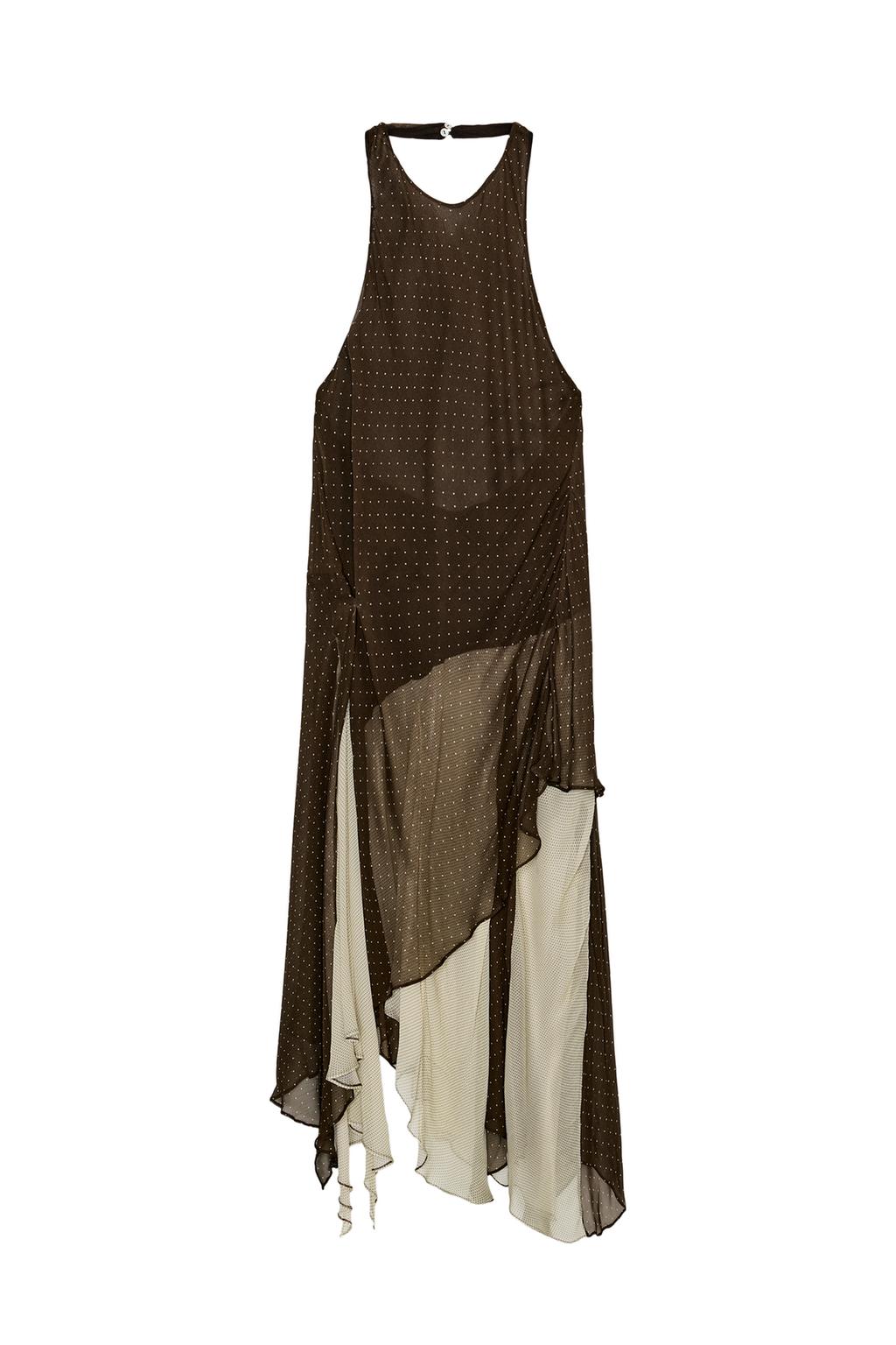 ASYMMETRIC COMBINATION DRESS ZW COLLECTION - image 3