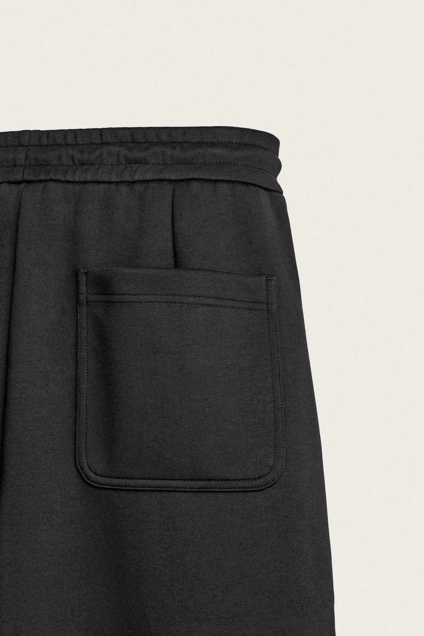Мужские брюки Zara Pleated Balloon-Fit, цвет: Чёрный — фото 8