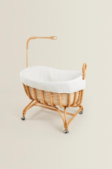 MINI-BERCEAU ROTIN - marron-vison de Zara - Image 1