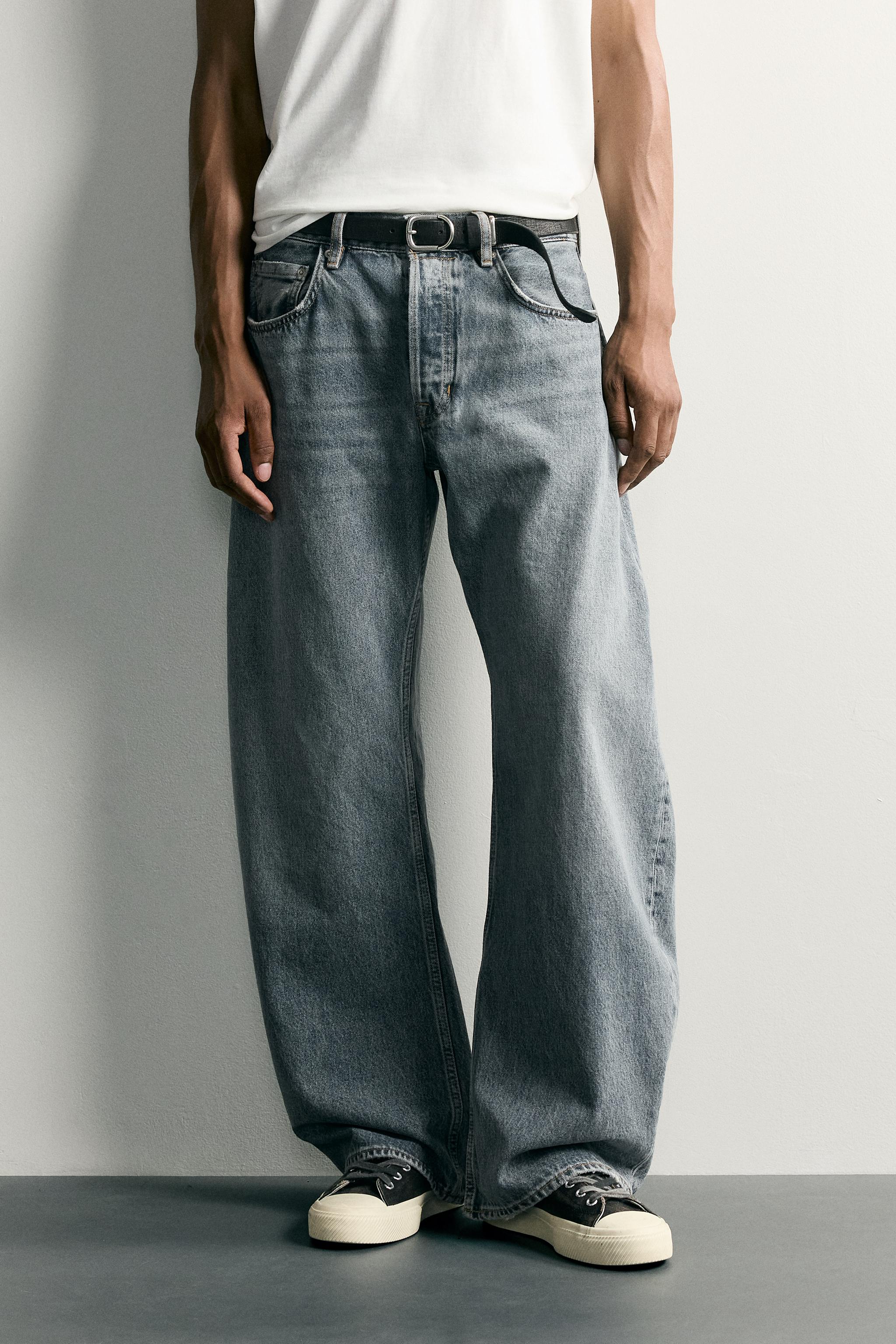 BARREL FIT JEANS — Faded blue