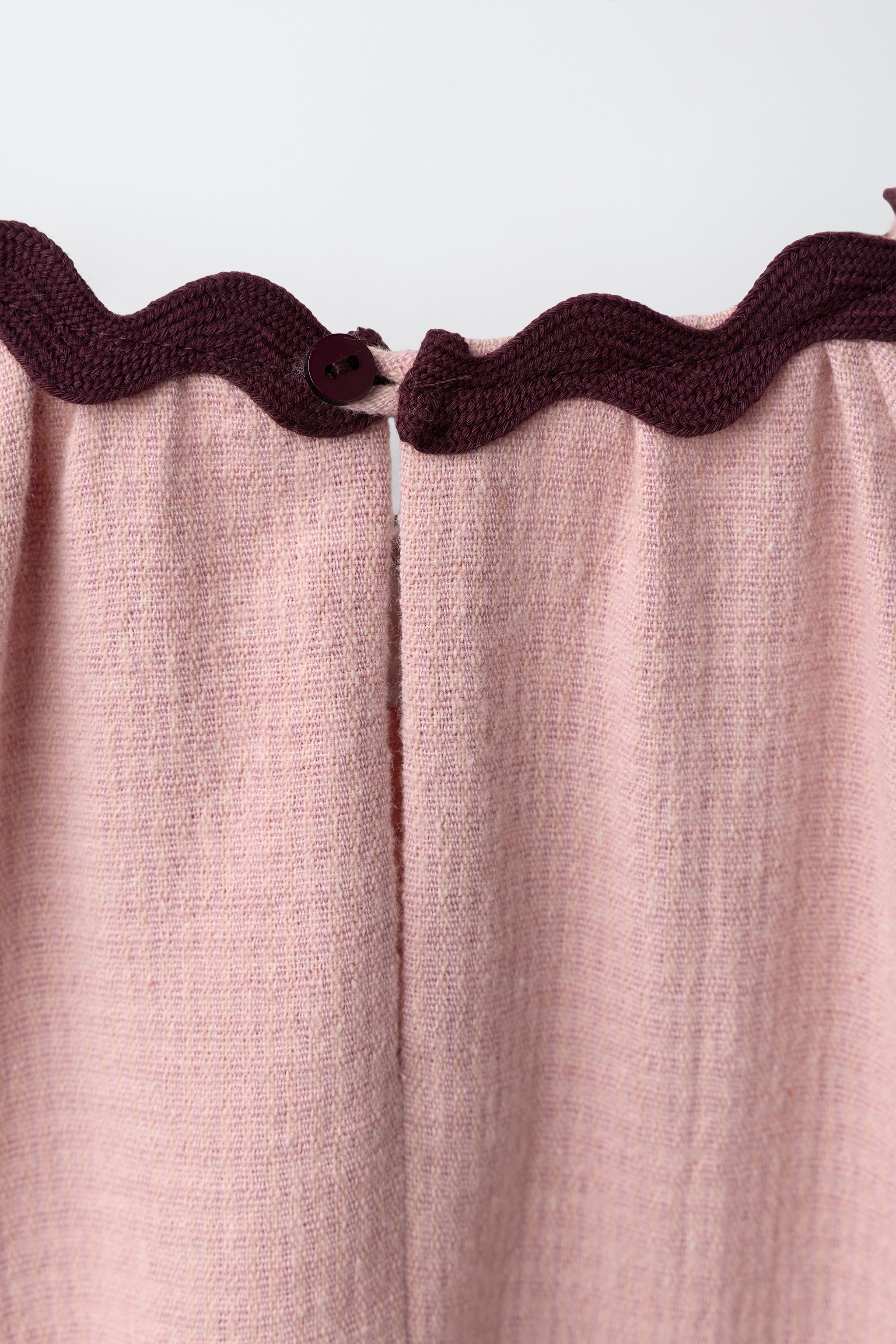RIC-RAC TEXTURED DRESS