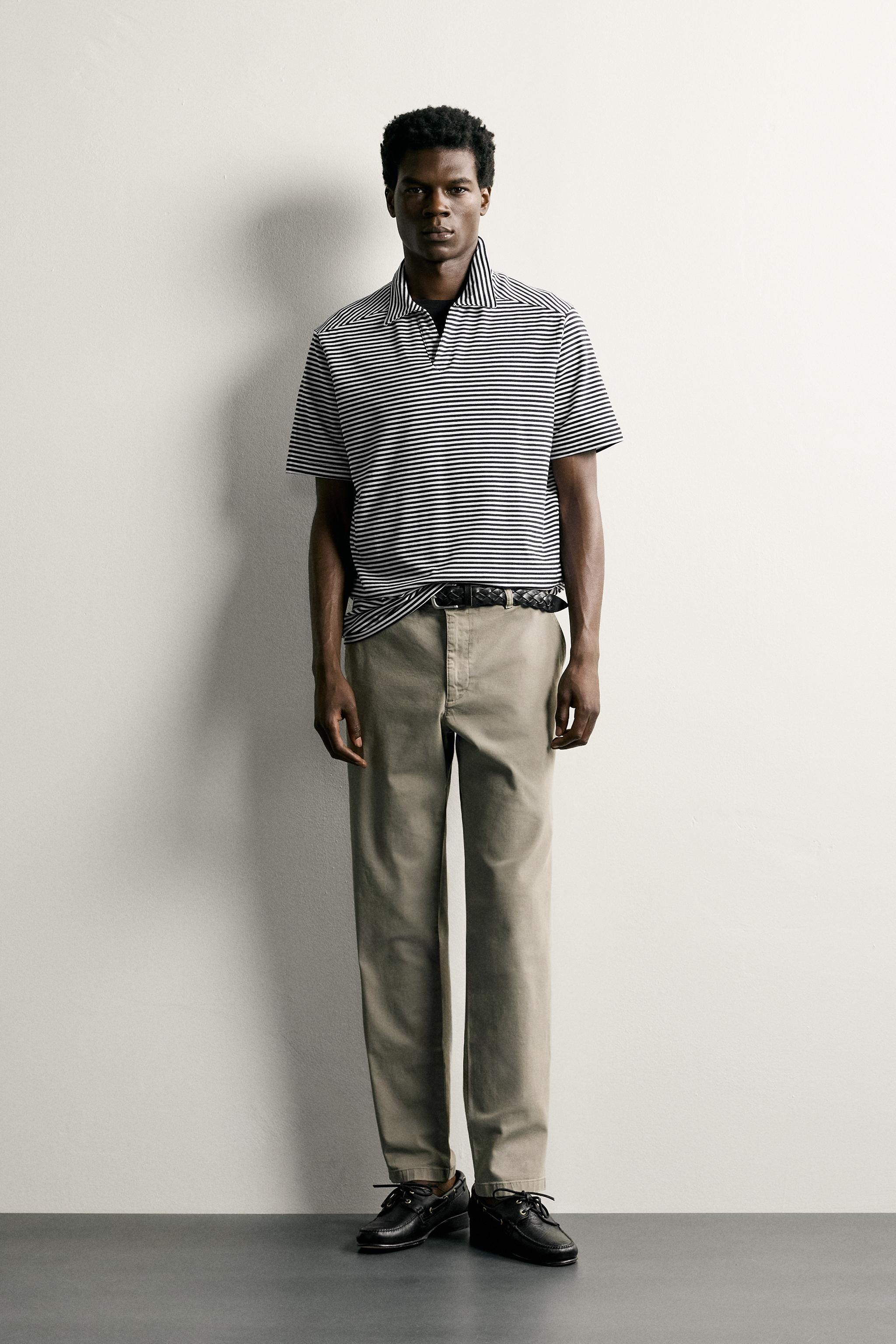 Zara SLIM FIT CHINO PANTOLON