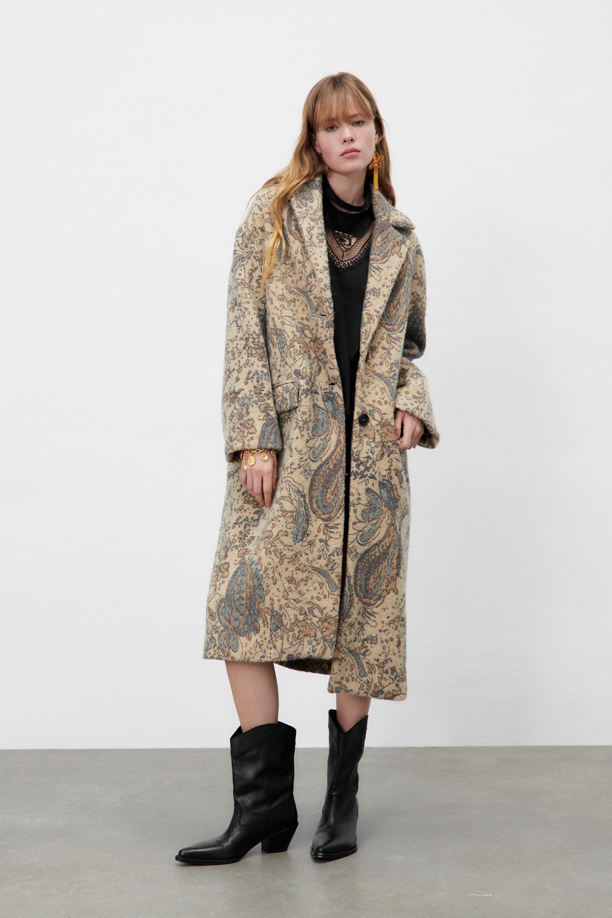 OVERSIZED WOOL COAT LIMITED EDITION - Sand | ZARA United States