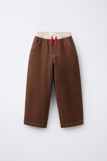 BALLOON TROUSERS - Ecru by Zara