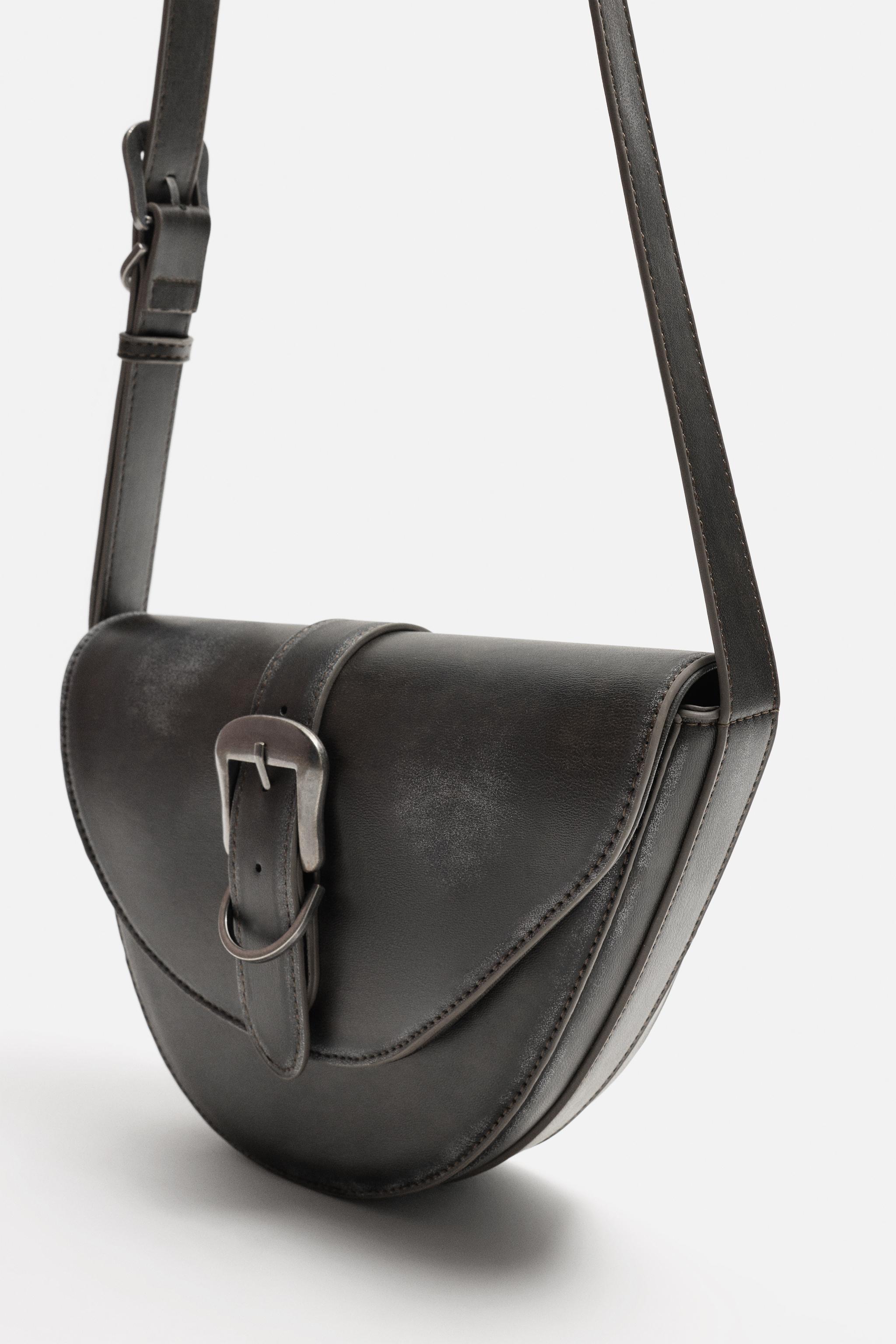 BUCKLED CROSSBODY BAG - Black | ZARA United States BUCKLED CROSSBODY BAG - Black | ZARA United States