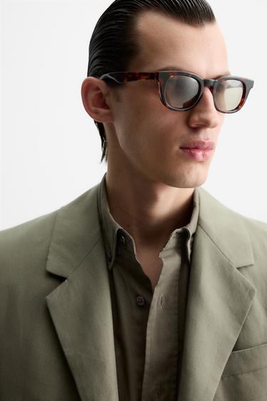 LYOCELL-LINEN SUIT BLAZER - Mink by Zara - Image 5