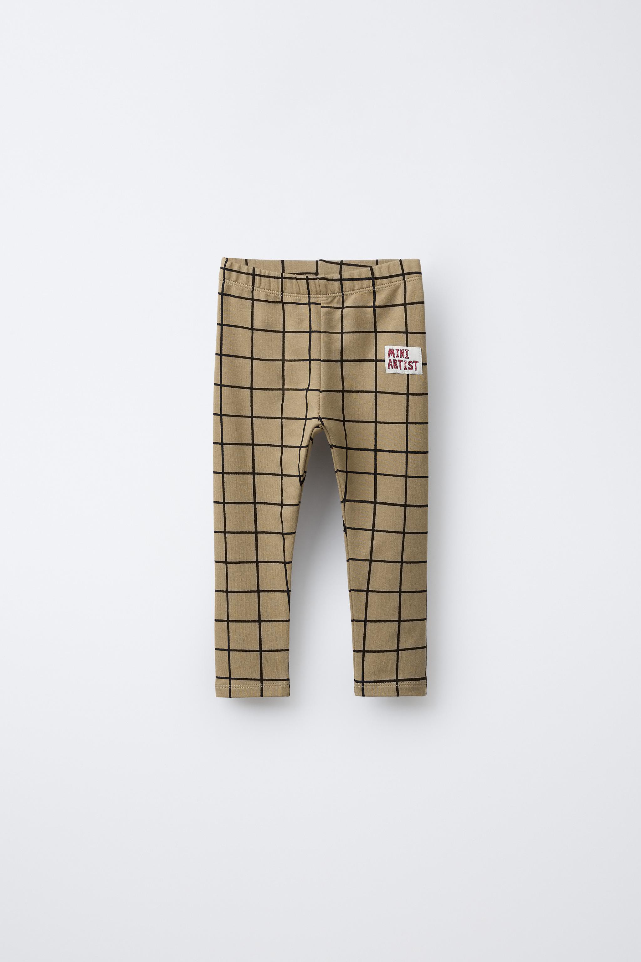 PLAID LABEL LEGGINGS