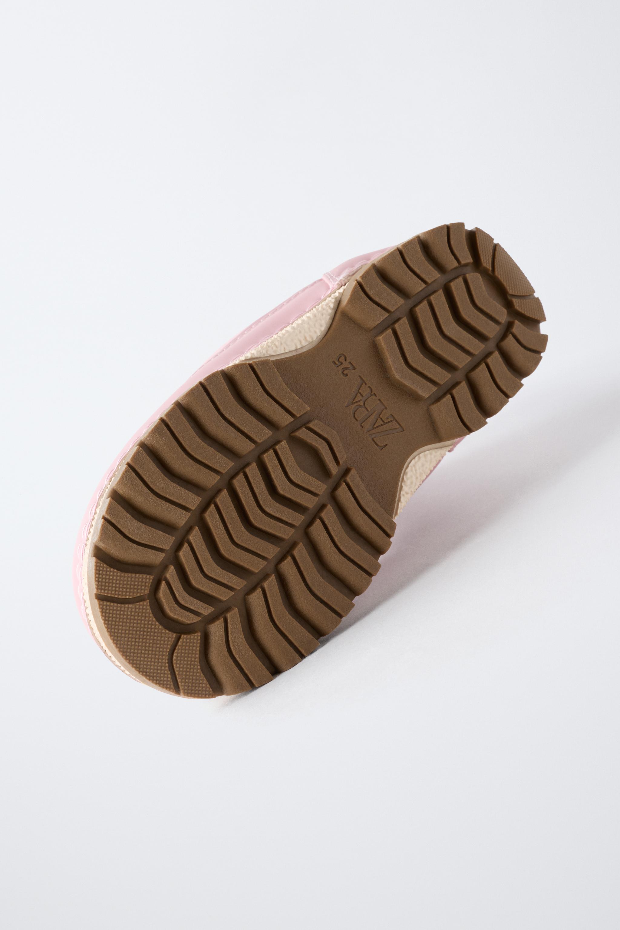 METALLIC WATER REPELLENT BOOTS