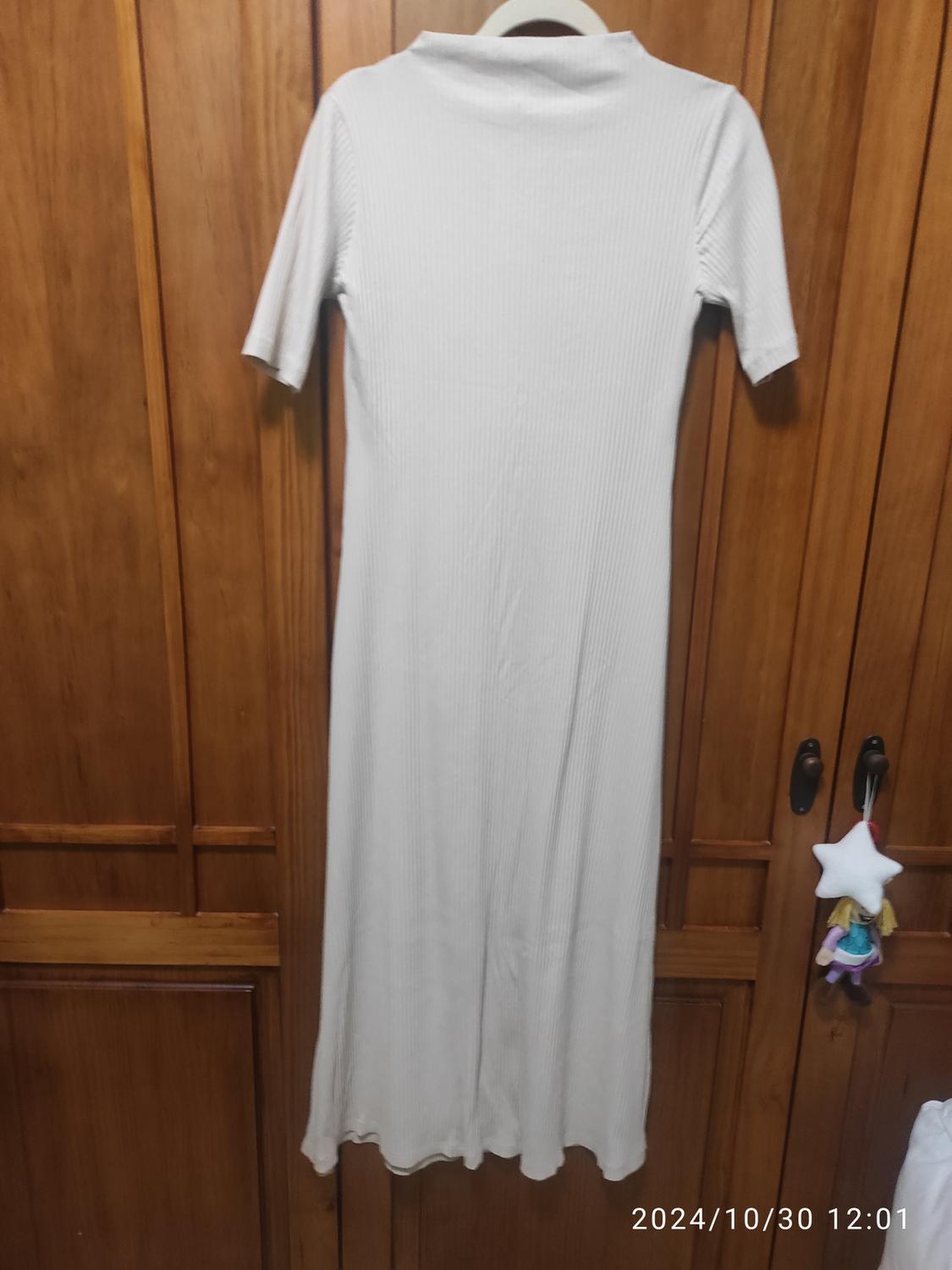 RIBBED A-LINE DRESS