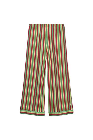 PANTALÓN PIJAMERO RAYAS ZW COLLECTION - Multicolor de Zara