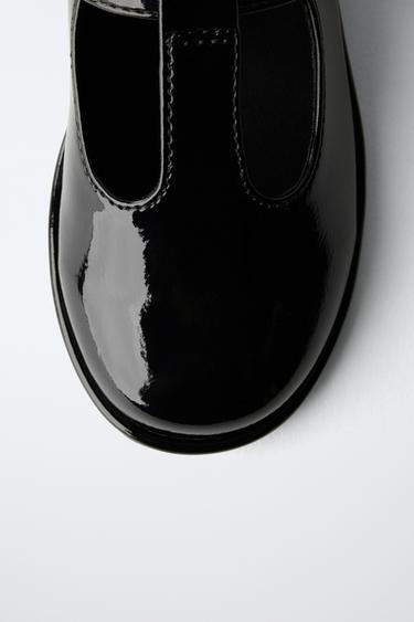 PATENT T-BAR SHOES - Black by Zara - Image 5