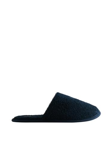 BADSTOFFEN BADSLIPPERS - Marineblauw van Zara