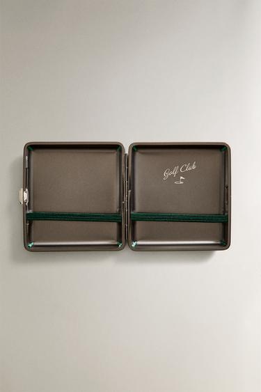 GREEN LEATHER CIGARETTE CASE - Green by Zara - Image 2