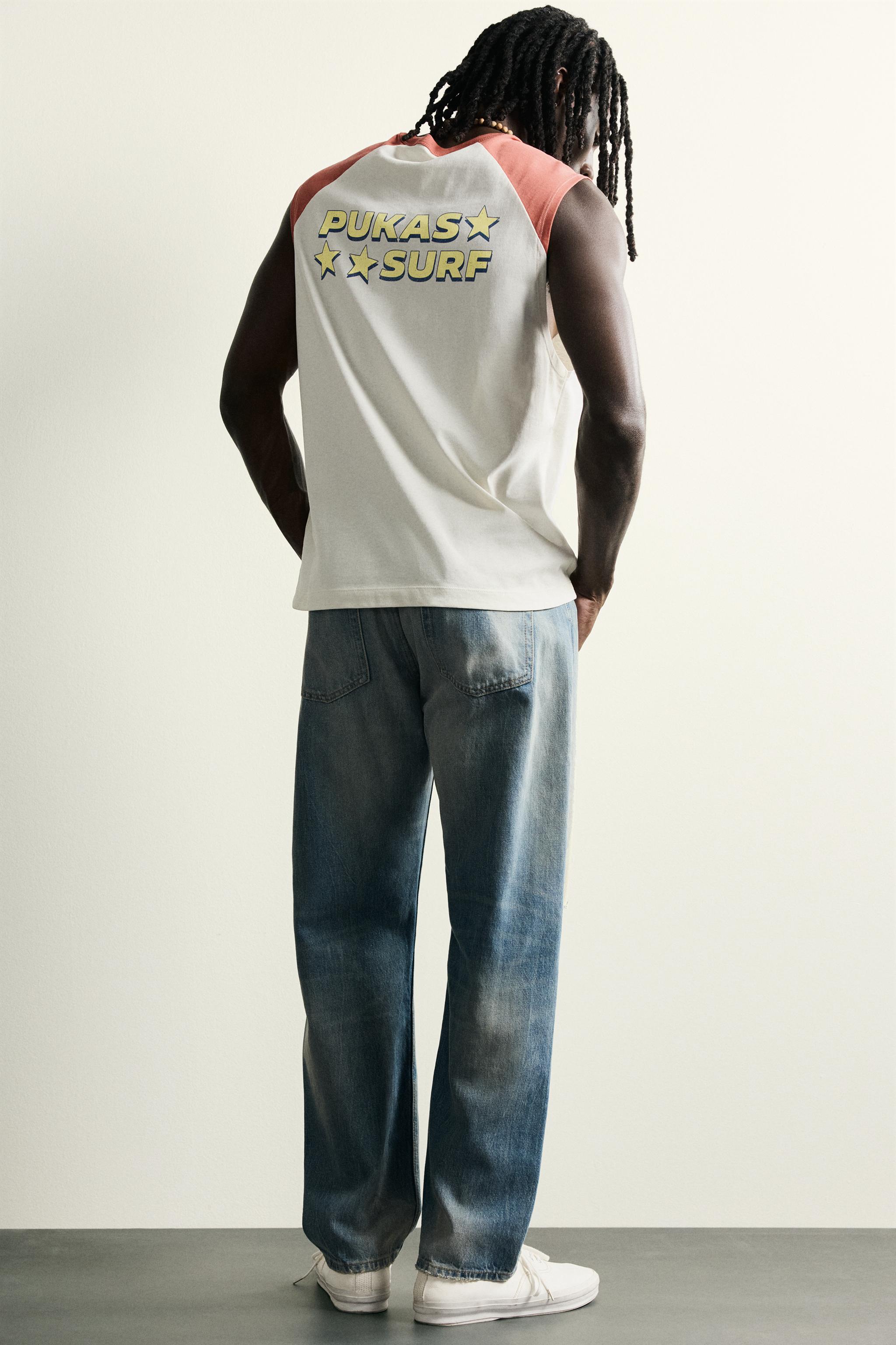 PUKAS SURF X ZARA RAGLAN TANK TOP