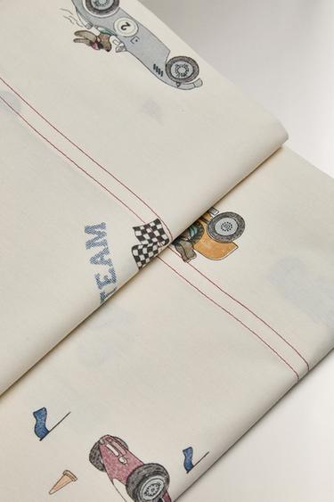 DRAP DE DESSUS ENFANT CHIEN DE COURSE - Multicolore de Zara - Image 4