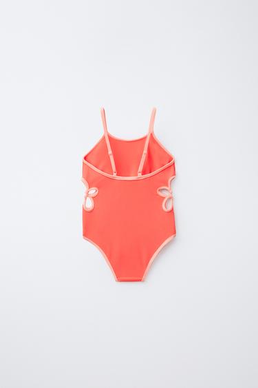 6-14 ANS/ MAILLOT DE BAIN STRUCTURE CUT OUT - Corail de Zara - Image 1
