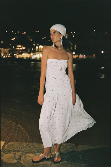 POMPOM MIDI DRESS - Multicoloured by Zara - Image 0