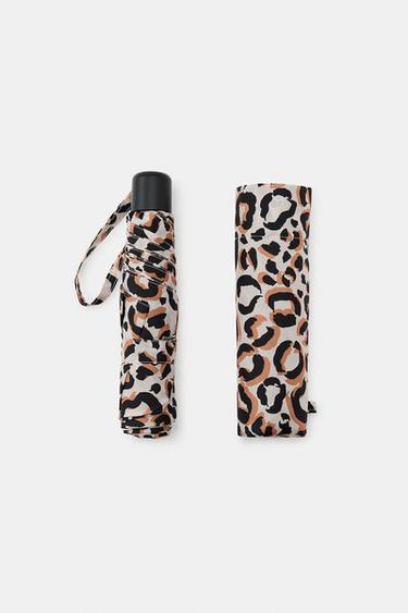 PARAPLUIE PLIABLE À IMPRIMÉ ANIMAL - Leopard de Zara - Image 1