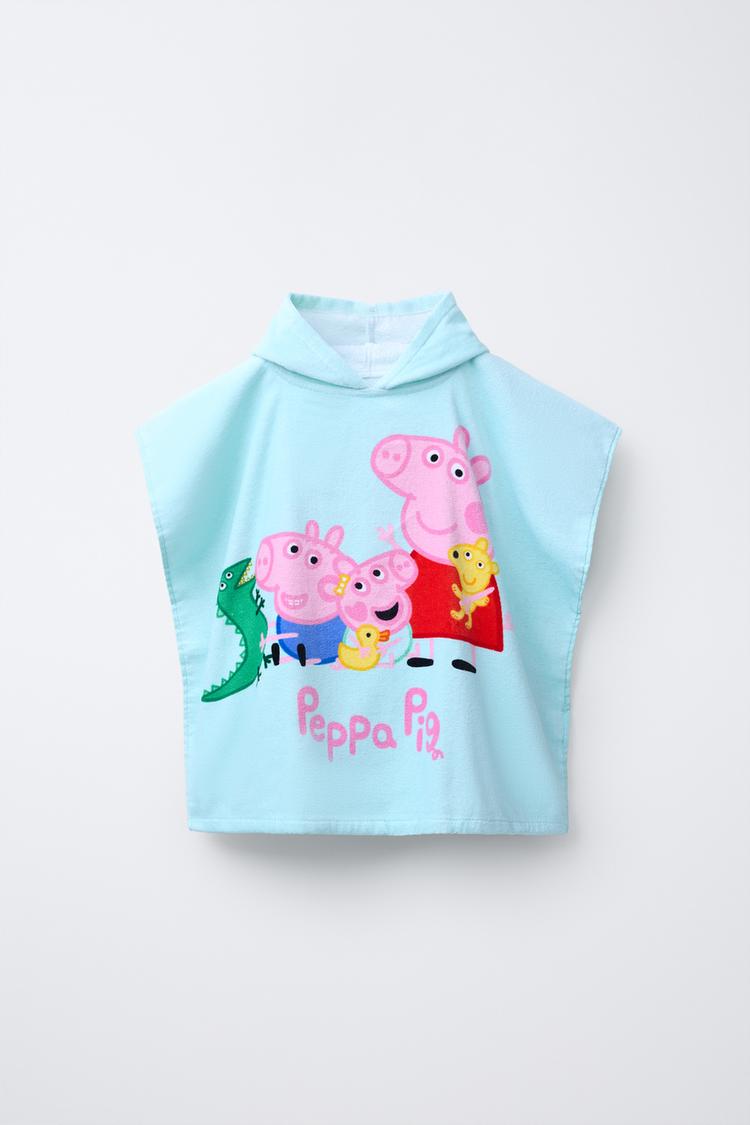 PEPPA PIG ™ TOWEL PONCHO Sea green ZARA Thailand