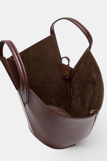 SAC SHOPPER CABAS - Bordeaux de Zara - Image 6