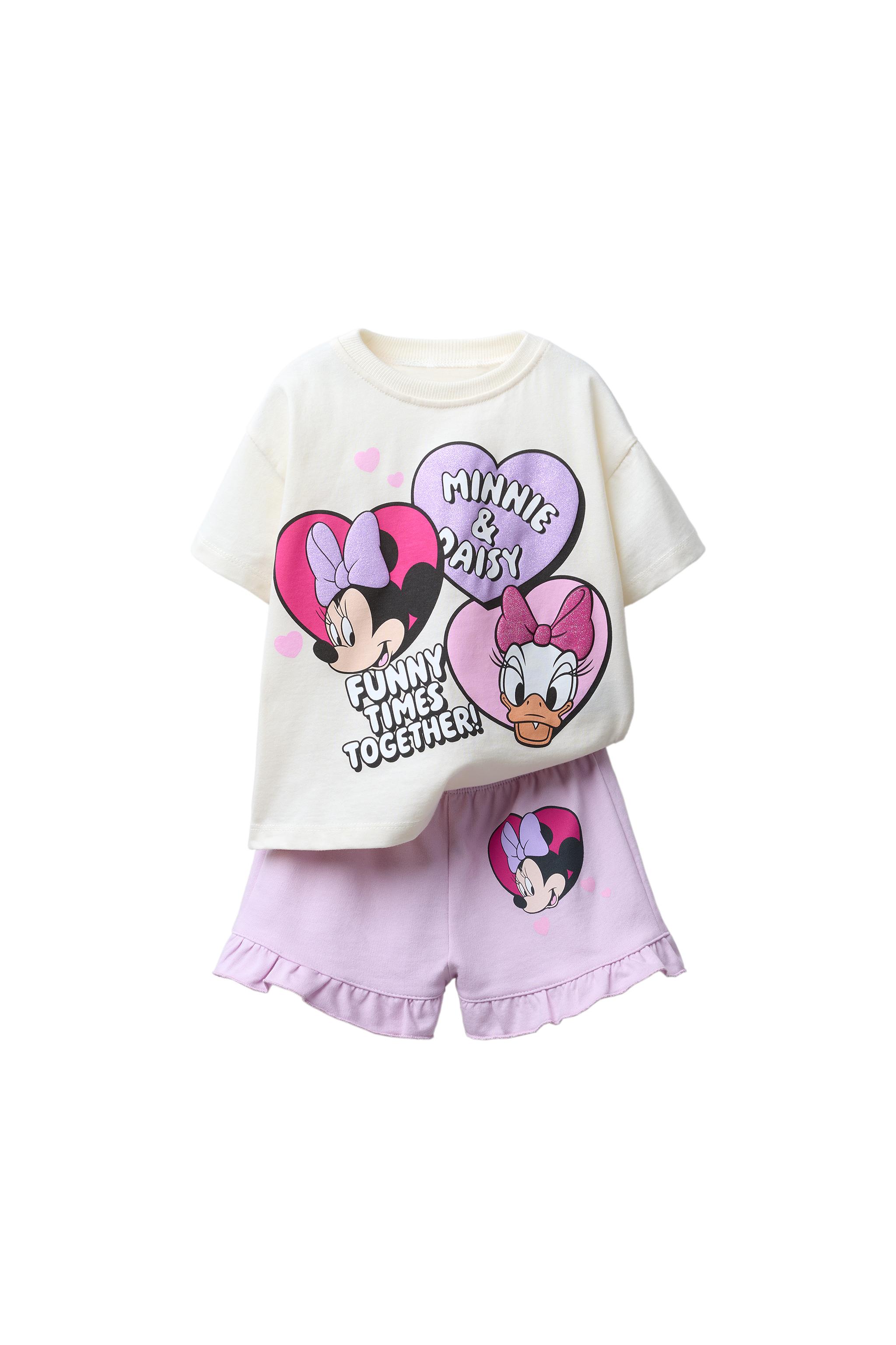 MINNIE MOUSE AND DAISY DUCK © DISNEY T-SHIRT AND BERMUDA SHORTS