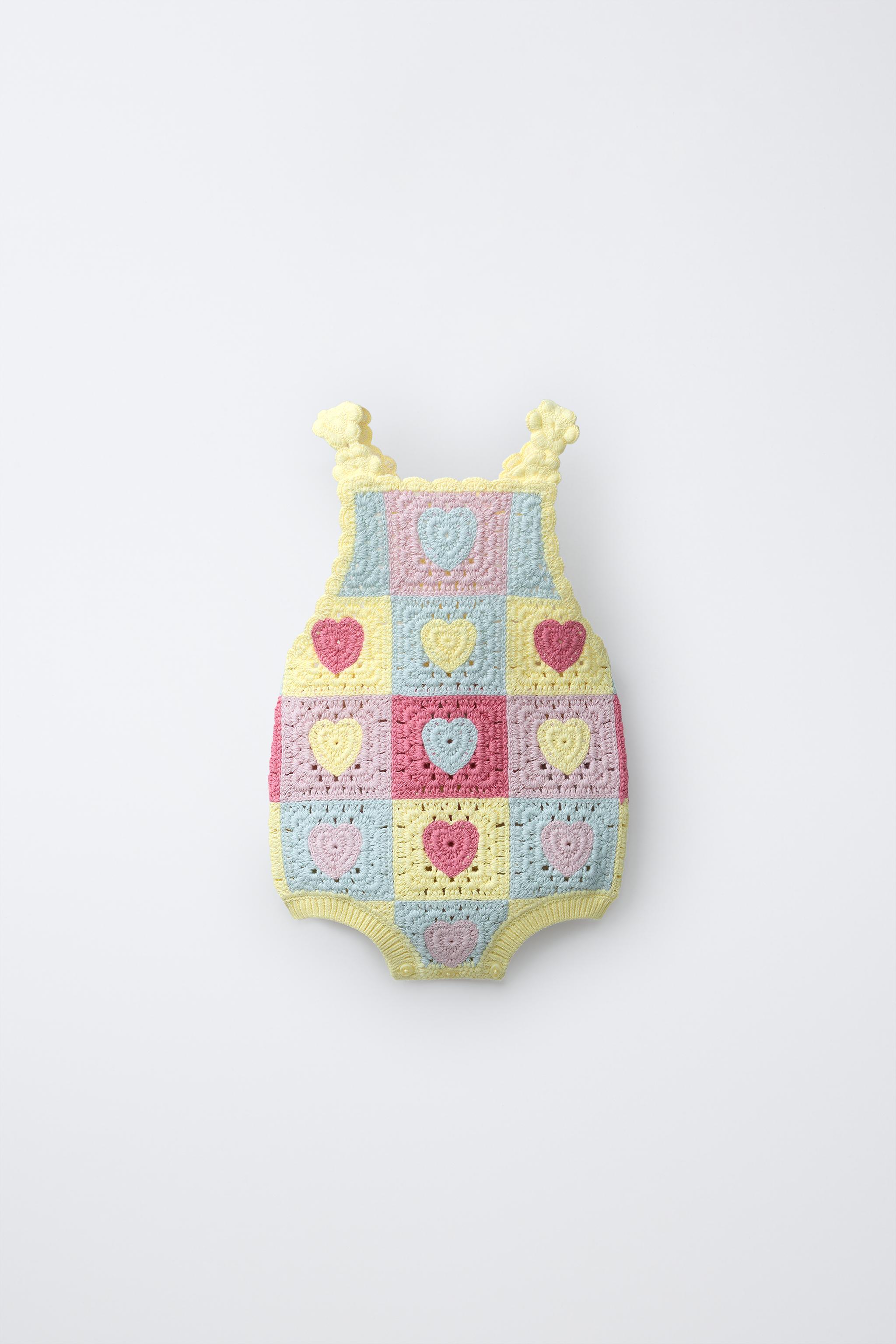 HEART KNIT ROMPER - Multicolored | ZARA United States