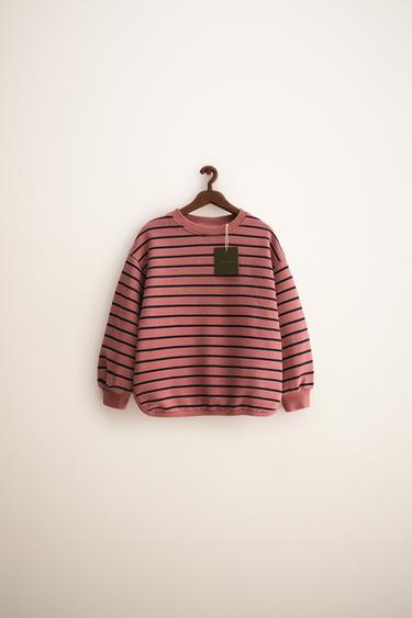 ZARA TIMELESS - STRIPED SWEATSHIRT - Strawberry by Zara - Image 0