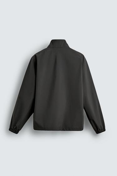 LIGHTWEIGHT WATER-REPELLENT TECHNICAL JACKET - Taupe grey by Zara - Image 7