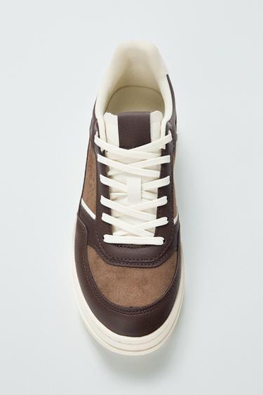 ZAPATILLAS COMBINADAS - Marrón de Zara