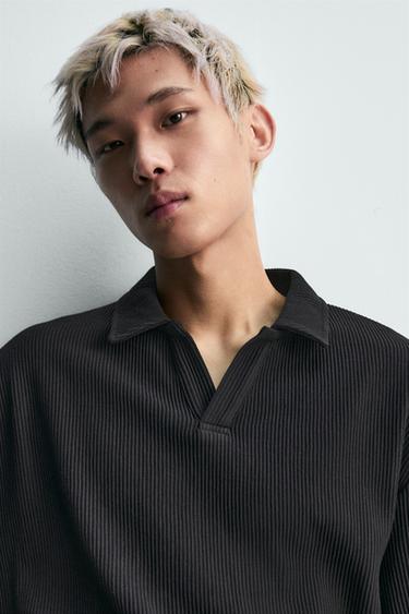 POLO RELAXED FIT OTTOMAN - Noir de Zara - Image 4