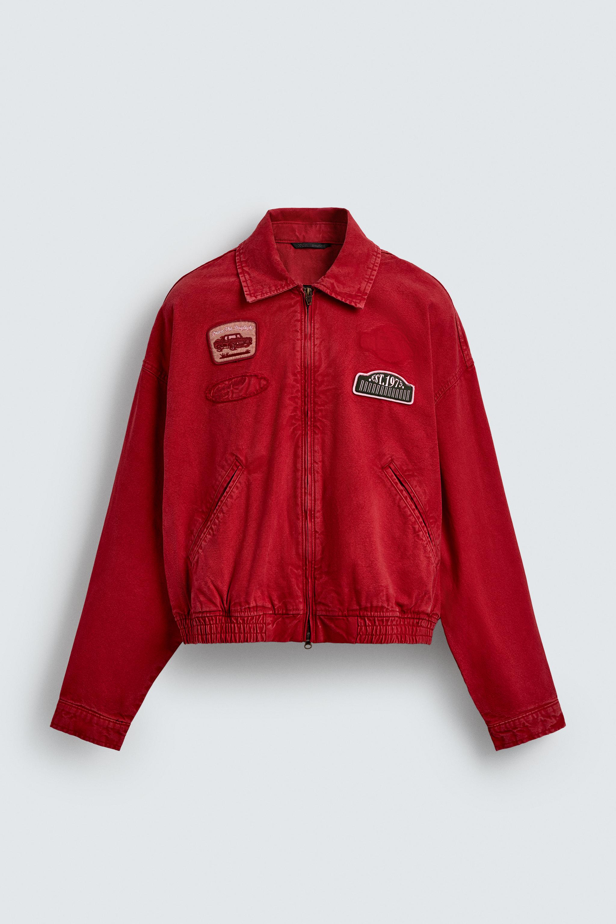 BLOUSON COUPE CARRÉE À PIÈCES