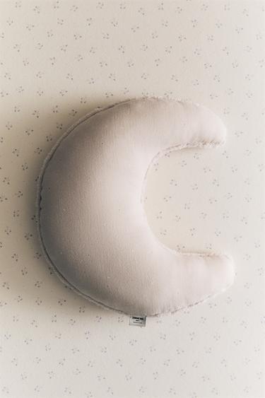 COUSSIN ENFANT LUNE FAUSSE FOURRURE GAZE - Gris taupe de Zara - Image 5