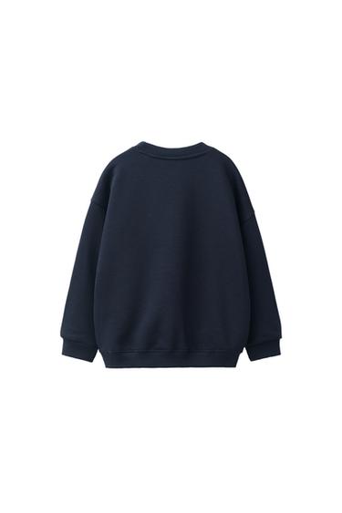 ОДНОТОННАЯ ТОЛСТОВКА — МОРСКОЙ СИНИЙ от Zara