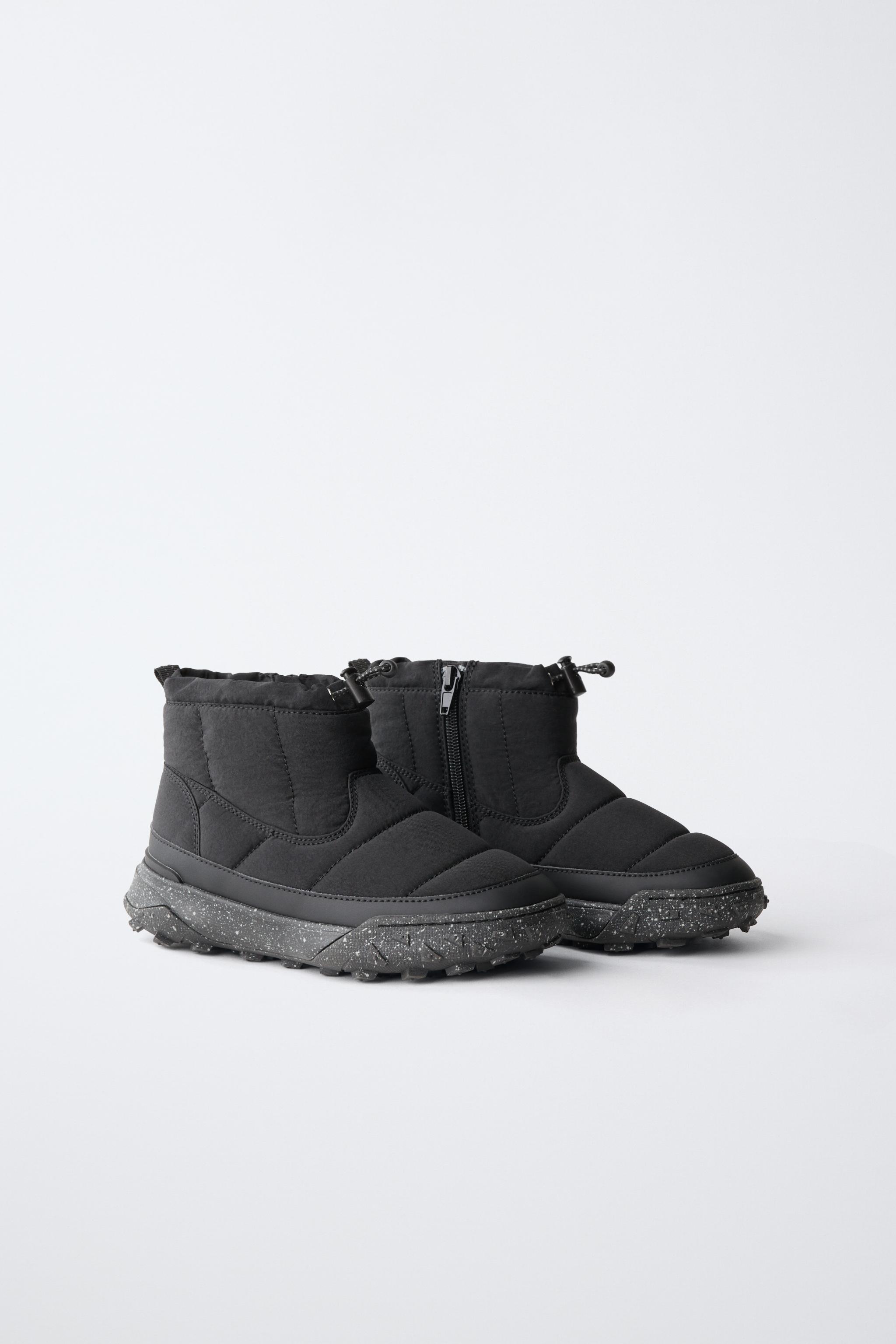 QUILTED ANKLE BOOTS