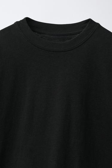SOLID AND STRIPED T-SHIRT PACK — Black 2