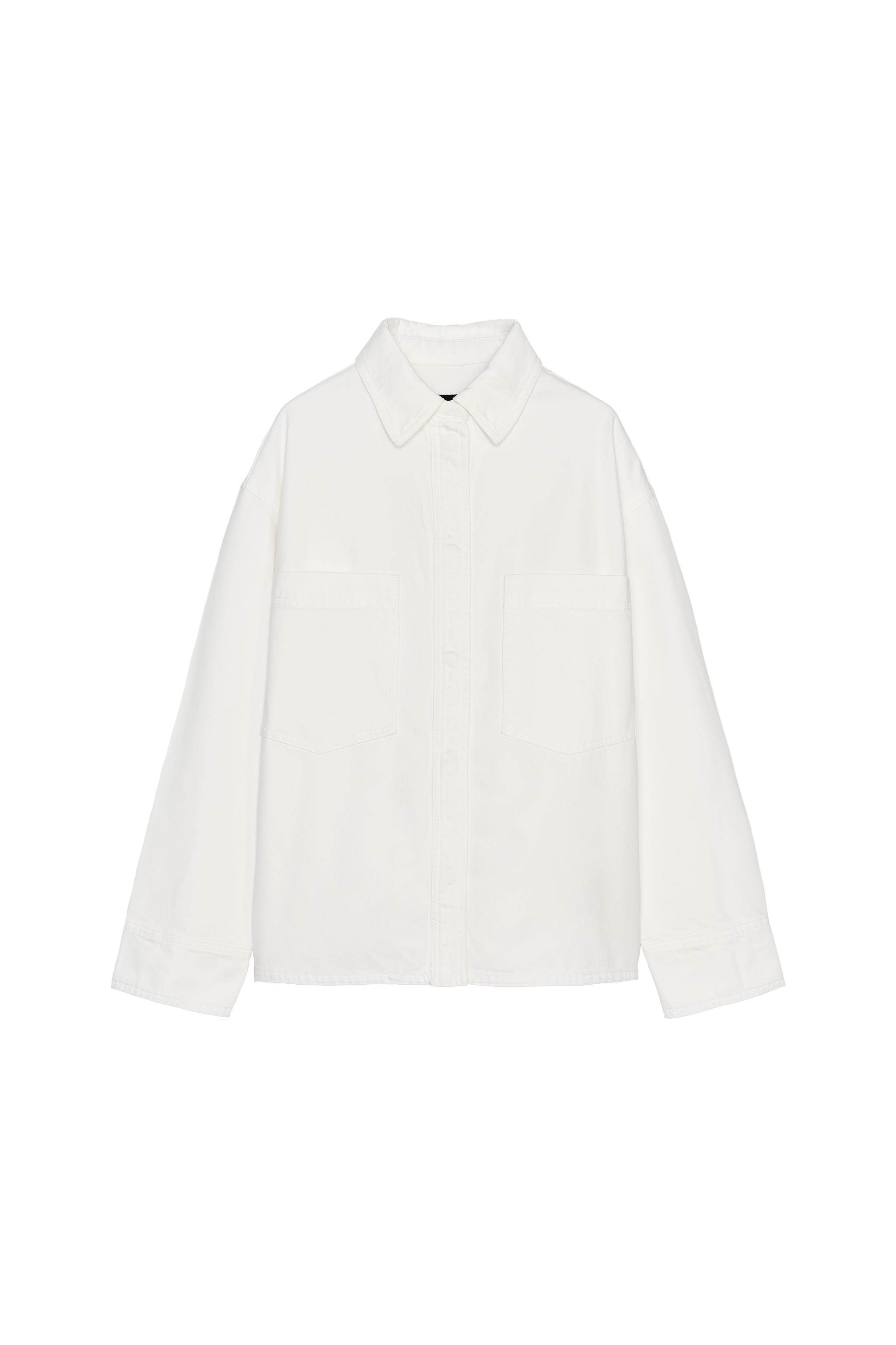 ZW COLLECTION POCKET OVERSHIRT | SECOND HAND | Zara Preowned