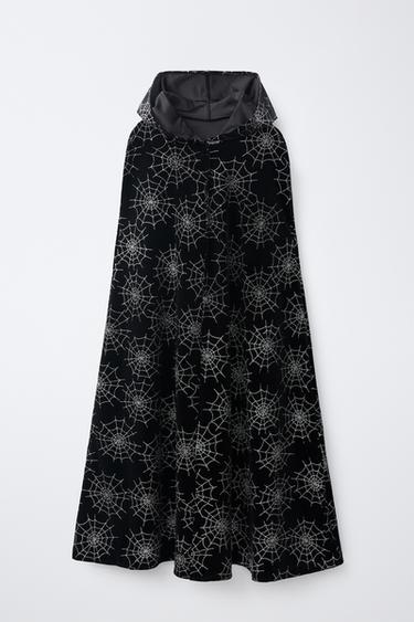 SPIDER PRINCESS COSTUME CAPE — Black 1