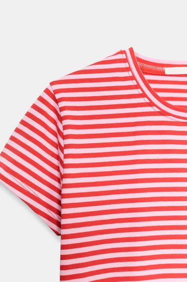 STRIPED SHORT DRESS - striped by Zara - Image 4