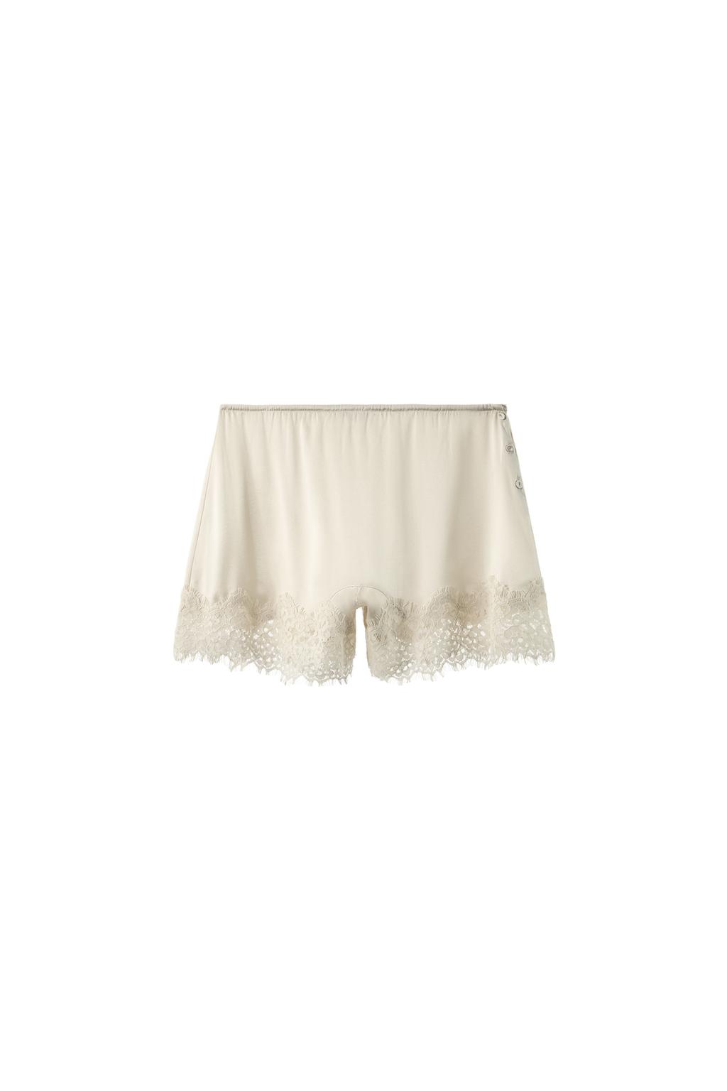 SILK BLEND LACE SHORTS - image 3
