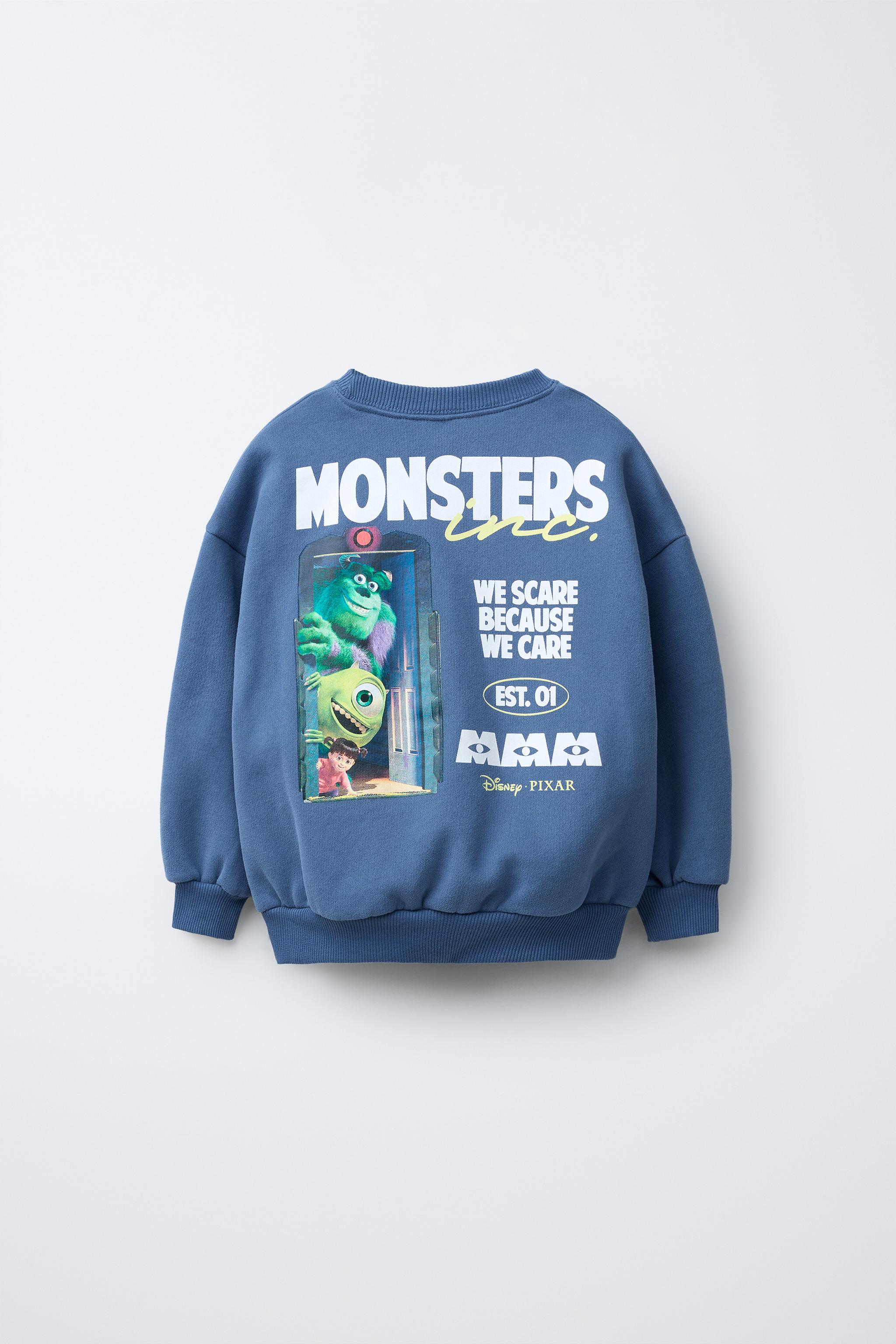 MONSTERS INC © DISNEY PIXAR PRINTED SWEATSHIRT