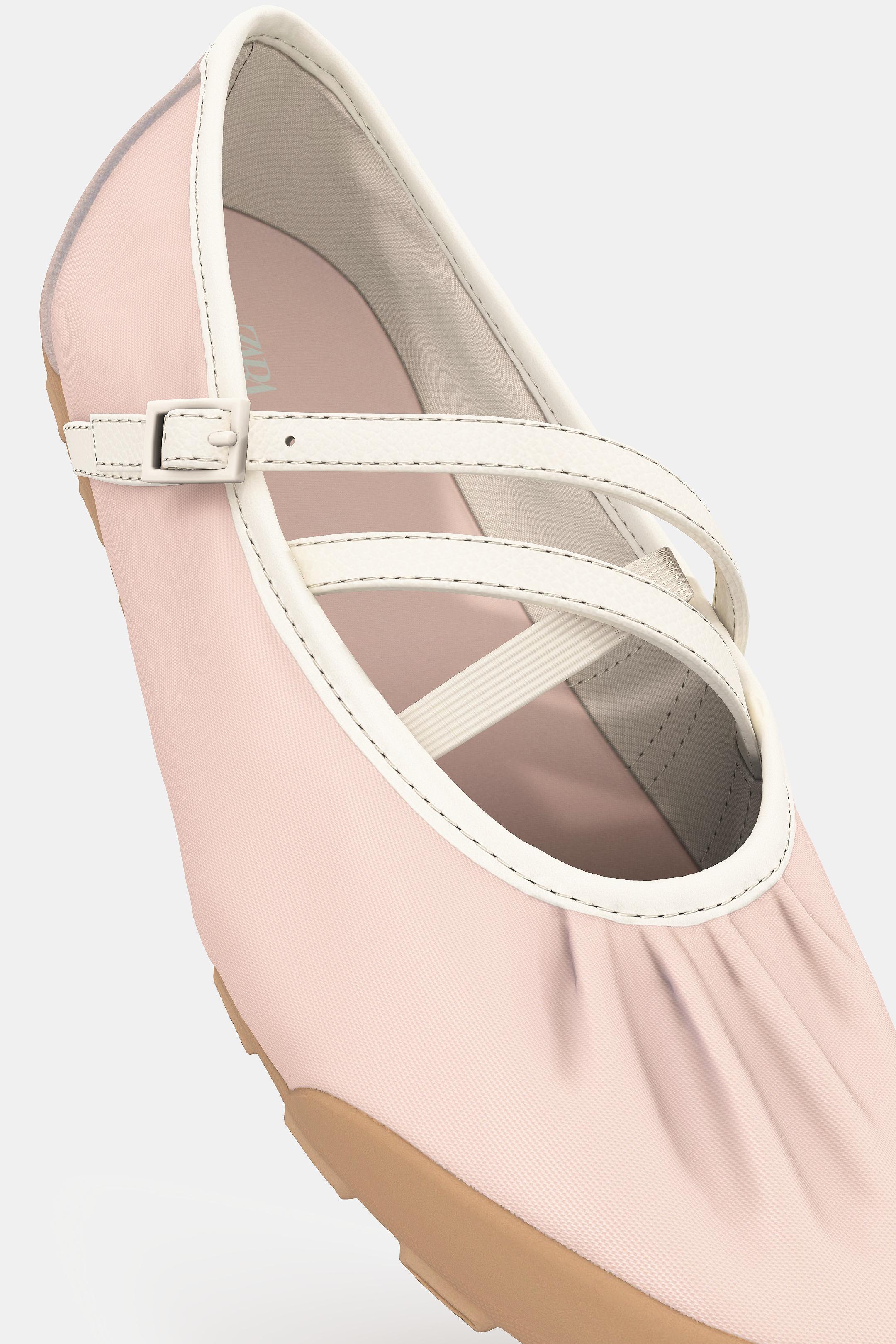 ZARA サテンバレエシューズ ZARA - ZARA サテンバレエシューズの通販 by mio's shop｜ザラならラクマ