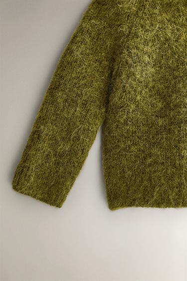 VESTE BÉBÉ ALPAGA - Vert de Zara - Image 2