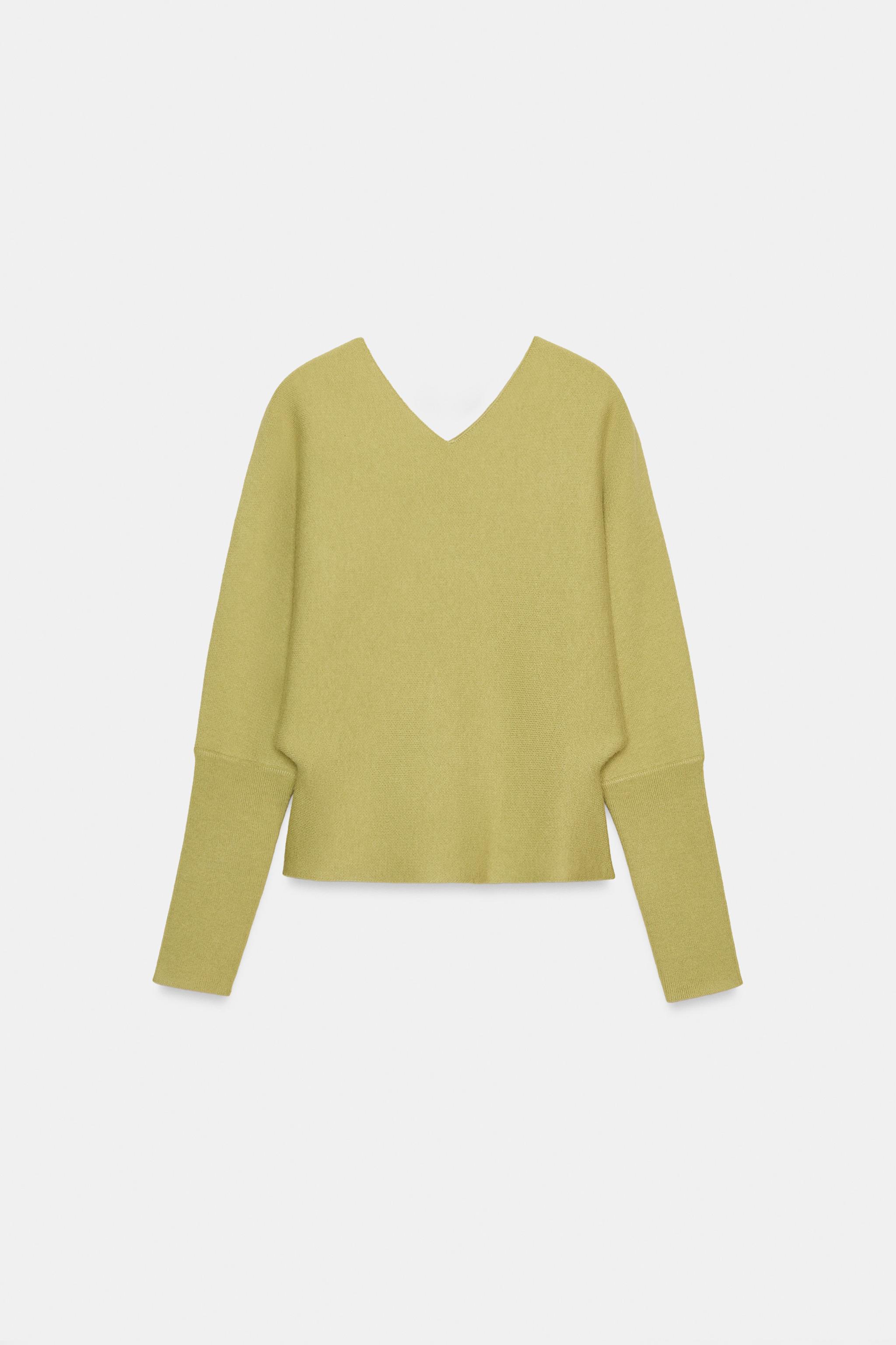 PULL EN MAILLE COL V